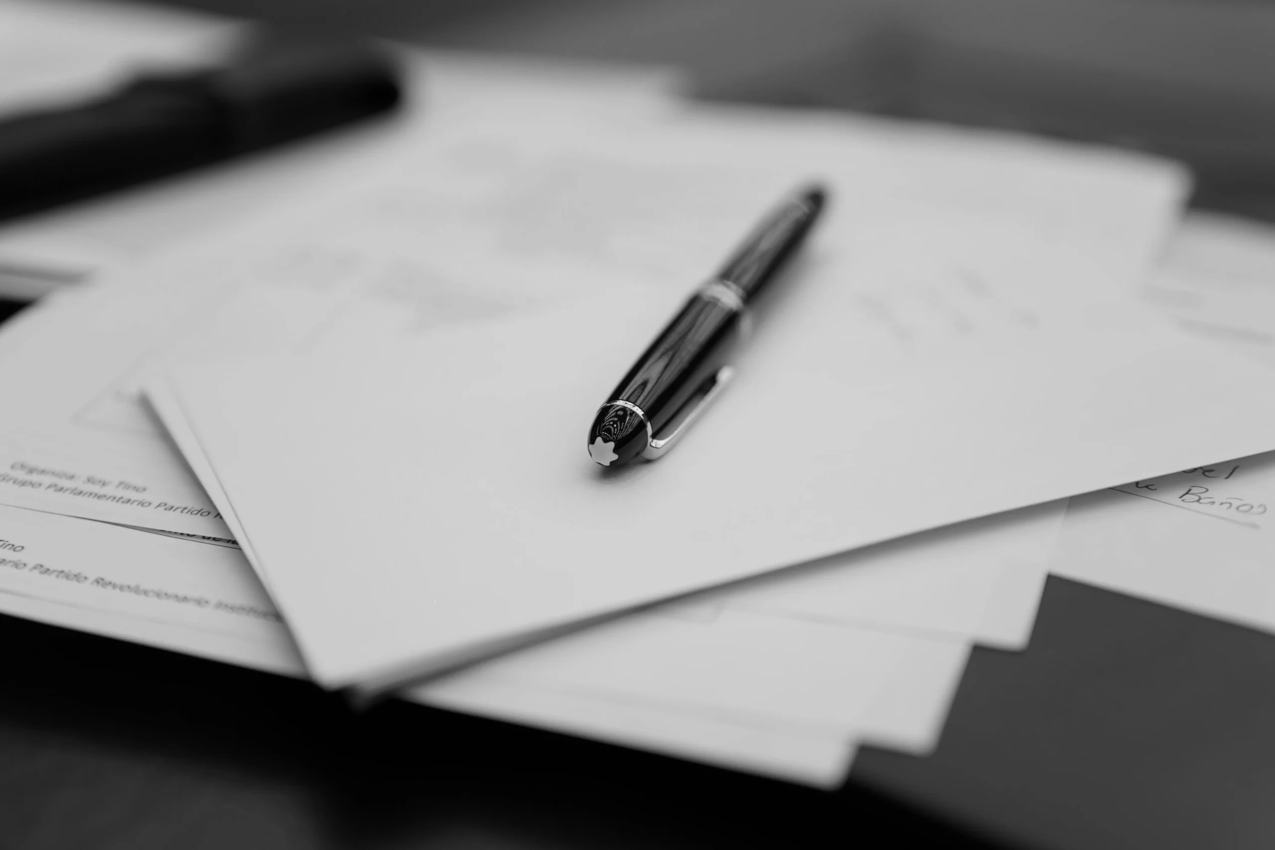 en resting on documents representing a COP9 Contractual Disclosure Facility disclosure
